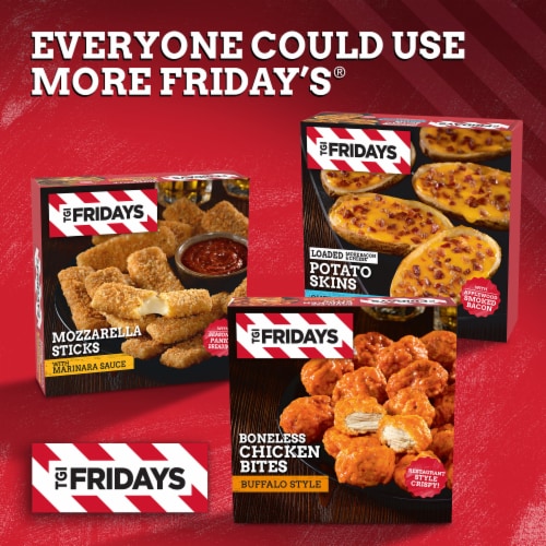 TGIF Buffalo Style Boneless Chicken Bites Frozen Snacks Perspective: bottom