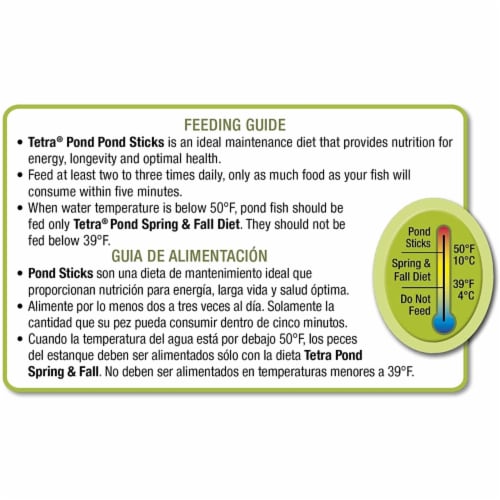 TetraPond Pond Sticks, Healthy Nutrition for Goldfish and Koi