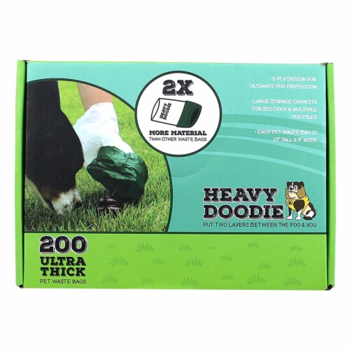 2-Ply Waste Bag  Dispenser Box/200 count Perspective: bottom