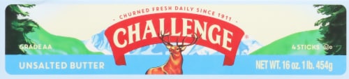 Challenge® Unsalted Butter Sticks Perspective: bottom