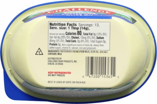 Challenge® Spreadable Butter With Olive Oil Perspective: bottom