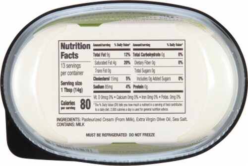 Danish Creamery® Extra Virgin Olive Oil European Style Spreadable Butter Perspective: bottom