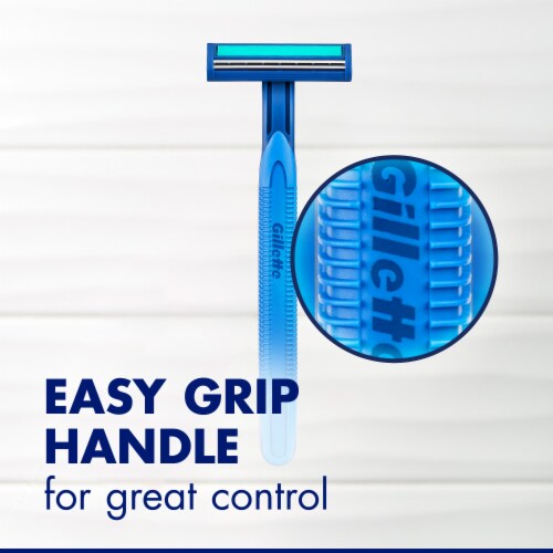 Gillette Sensor2 Plus Men's Disposable Razors Perspective: bottom