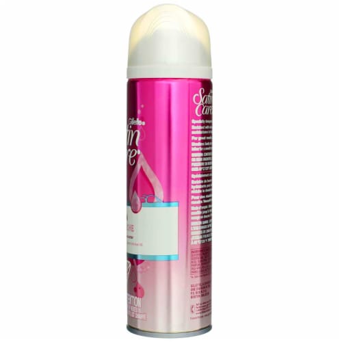Gillette Satin Care Women's Dry Skin Shave Gel Perspective: bottom