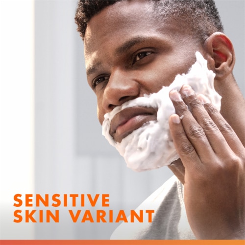 Gillette Fusion Men's Ultra Sensitive with Aloe Vera Shave Gel Perspective: bottom