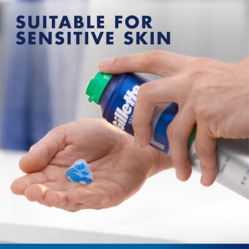 Gillette Series for Men Soothing with Aloe Vera Shave Gel Twin Pack Perspective: bottom