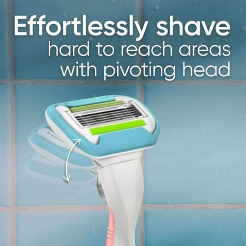 Gillette Venus Extra Smooth Women's Razor Blade Refills Cartridges Perspective: bottom