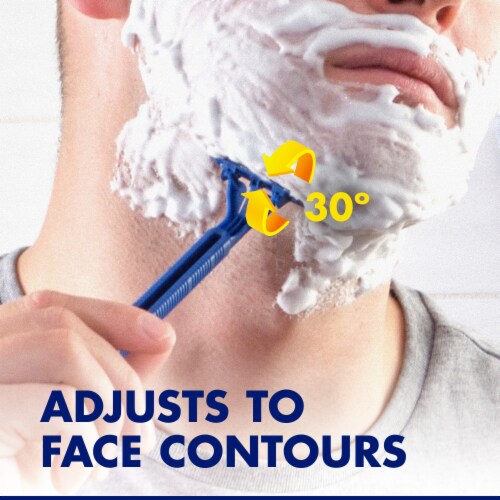 Gillette Men's Sensor2 Plus Pivoting Head Disposable Razor Perspective: bottom