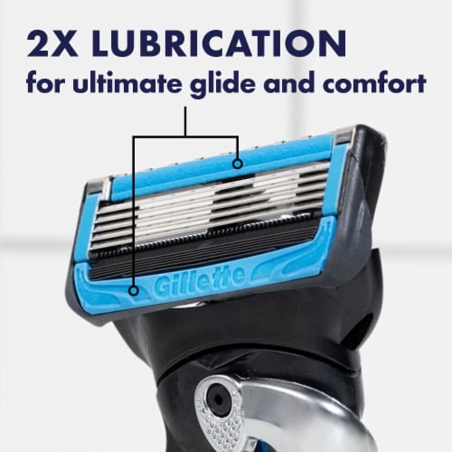Gillette ProGlide Chill Men's Razor Blades Refills Cartridges Perspective: bottom