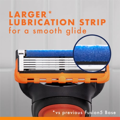 Gillette Fusion5 Razor Refills for Men, Precision Trimmer, 5-Blade Razor Blades for Close Shave Perspective: bottom