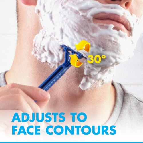 Gillette Sensor2 Pivoting Head Men's Disposable Razors Perspective: bottom