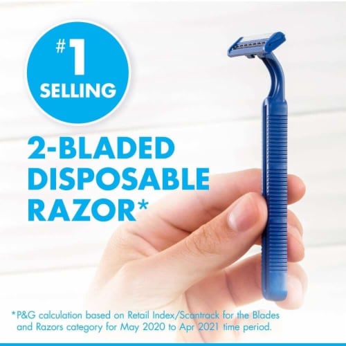 Multi Purpose Plastic Razor Scraper Sticker Remover, Blue, Pack of 72