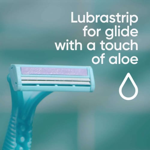 Gillette Simply Venus 2 Disposable Razors Perspective: bottom