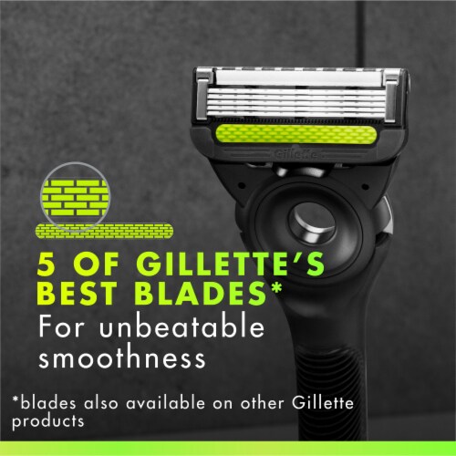 Gillette Labs by Gillette Men's 5-Blade Razor Blade Refill Cartridges Perspective: bottom
