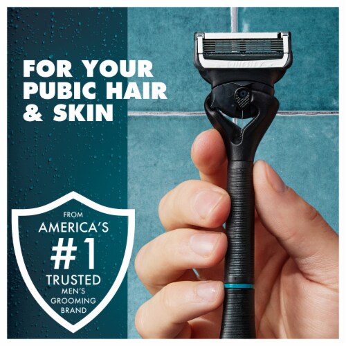 Gillette® Intimate Groin Razor Perspective: bottom
