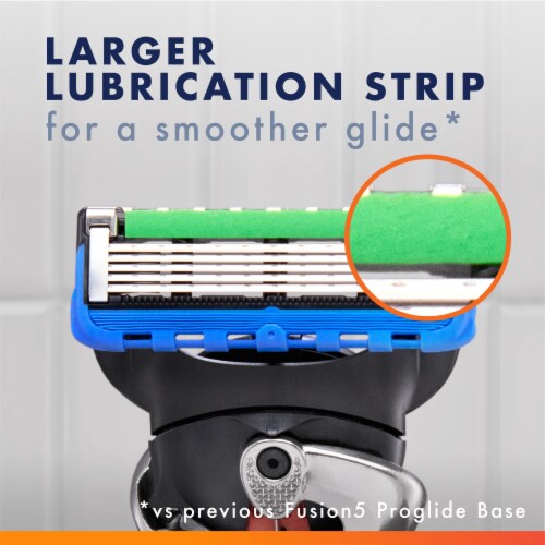 Gillette ProGlide Men's 5-Blade Razor Handle + Blade Refill Cartridges Value Pack Perspective: bottom