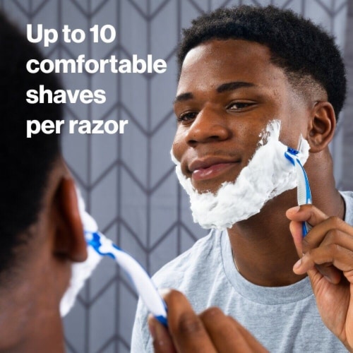Gillette SkinGuard Men's Sensitive Skin 2-Blade Disposable Razors Perspective: bottom
