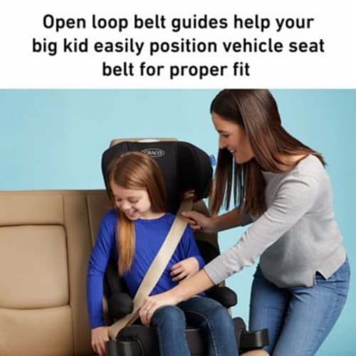 Graco Highback TurboBooster Infant Car Seat - Glacier Perspective: bottom