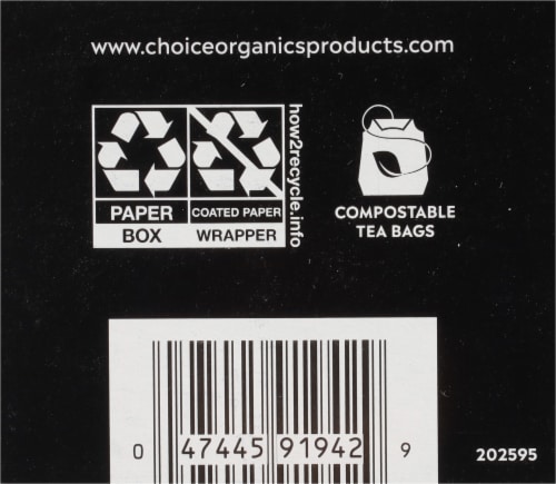 Choice Organics Chamomile Herbal Tea Bags Perspective: bottom