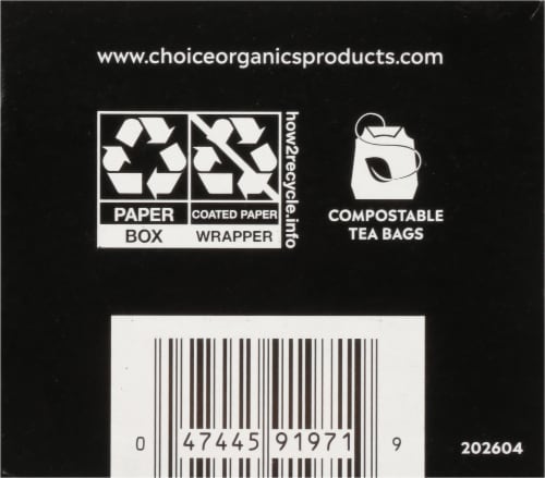 Choice Organics™ Earl Grey Tea Bags Perspective: bottom