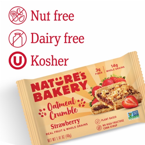 Nature's Bakery® Strawberry Oatmeal Crumble Bars Perspective: bottom