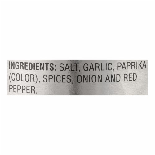 Weber N'Orleans Cajun Seasoning, Gluten-Free Perspective: bottom