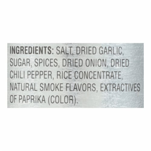 Weber Tailgate Garlic Onion & Smoke Flavor All- Purpose Seasoning Perspective: bottom