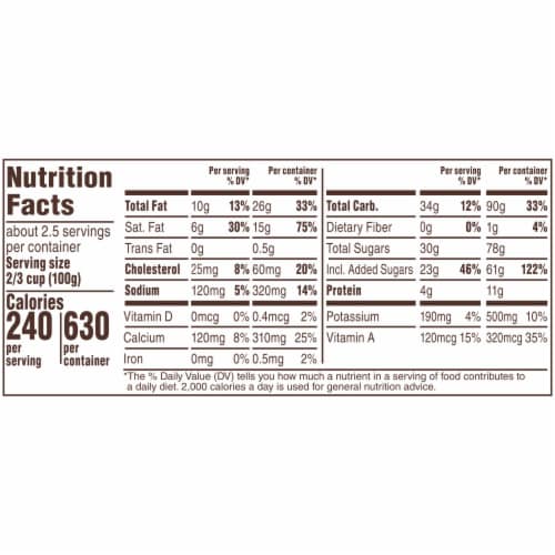 SNICKERS Ice Cream Reduced Fat Vanilla Ice Cream Caramel and Snickers Candy Bar Pieces Perspective: bottom