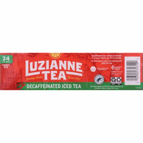 Luzianne® Decaf Iced Tea Bags Perspective: bottom