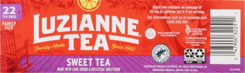 Luzianne® Sweet Tea Bags Perspective: bottom