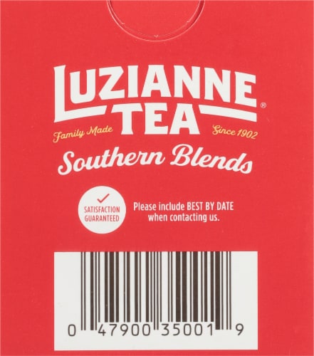 Luzianne® Southern Blends Honeyed Peach Tea Bags Perspective: bottom