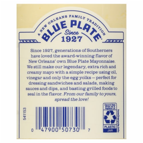 Blue Plate® Real Mayo Perspective: bottom