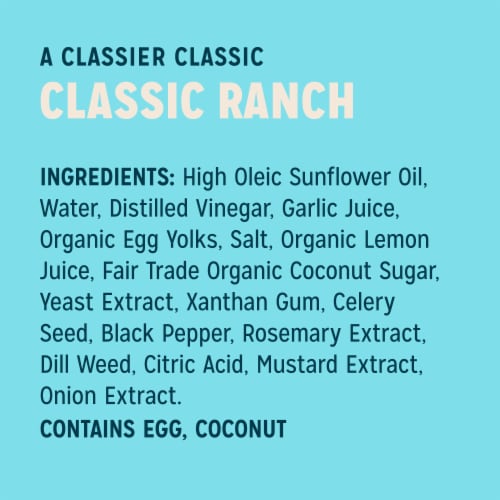 Sir Kensington's Classic Ranch Dressing Sauce Dip Perspective: bottom