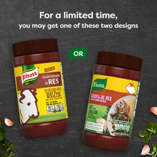 Knorr Beef Flavor Granulated Bouillon Perspective: bottom