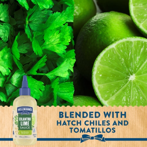 Hellmann's Dairy-Free Cilantro Lime Gluten-Free Sauce Dip & Dressing Perspective: bottom