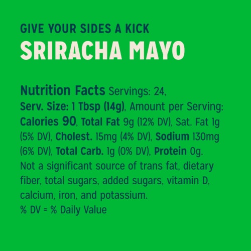 Sir Kensington's Sriracha Mayo Mayonnaise Perspective: bottom
