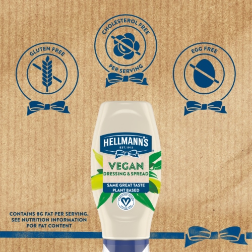 Hellmann's Vegan Dressing and Spread Perspective: bottom