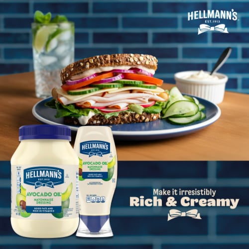 Hellmann's Avocado Oil Mayo Perspective: bottom
