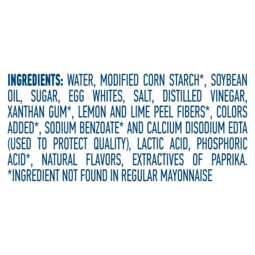 Hellmann's® Low Fat Mayonnaise Dressing Perspective: bottom