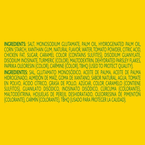 Knorr Chicken Flavor Tomato Savory Sauce Bouillon Perspective: bottom