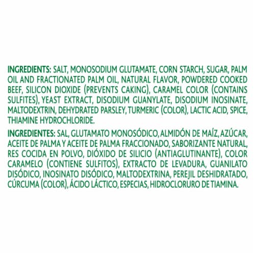 Knorr® Beef Flavor Bouillon Perspective: bottom