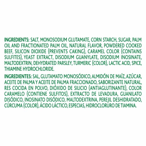 Knorr® Beef Flavor Bouillon Perspective: bottom