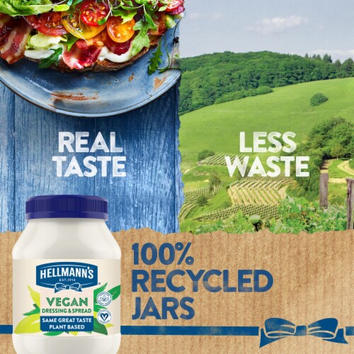 Hellmann's Vegan Dressing and Spread Perspective: bottom