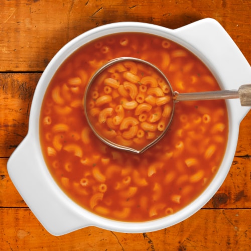Knorr® Tomato Based Elbow Pasta Soup Mix Perspective: bottom