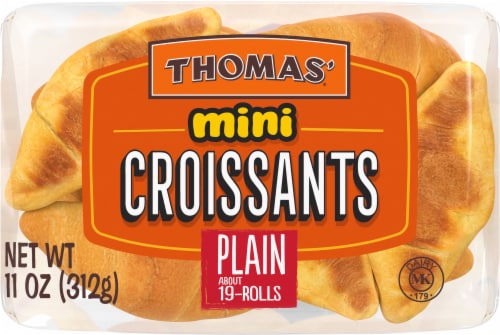 Thomas' Plain Mini Croissant Perspective: bottom