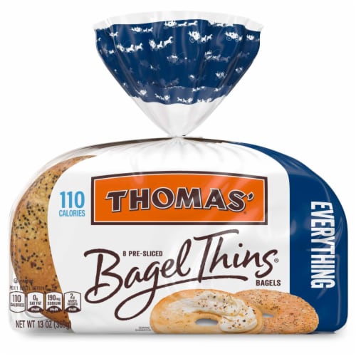 Thomas' Everything Bagel Thins Perspective: bottom