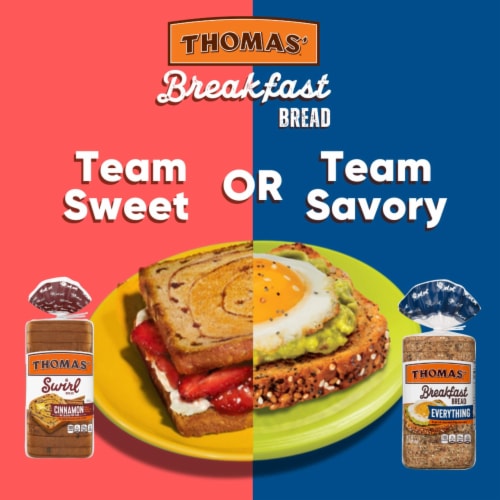 Thomas' Cinnamon Swirl Bread Perspective: bottom