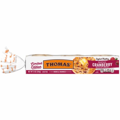 Thomas' Cranberry English Muffins Perspective: bottom