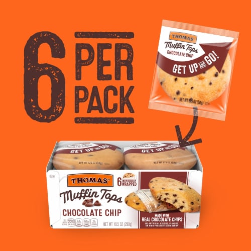 Thomas' Chocolate Chip Muffin Tops Perspective: bottom