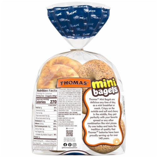 Thomas' Everything Mini Bagels Perspective: bottom